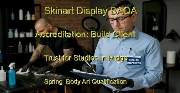 Skinart Display BAQA Accreditation: Build Client Trust for Studios in Ridge Spring | Body Art Qualification Authority | BAQA-United States