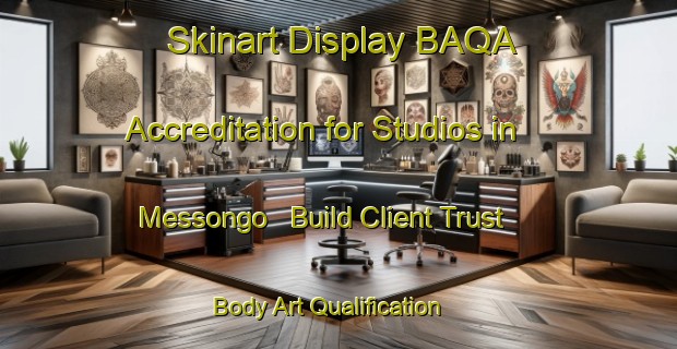 Skinart Display BAQA Accreditation for Studios in Messongo - Build Client Trust | Body Art Qualification Authority | BAQA-United States