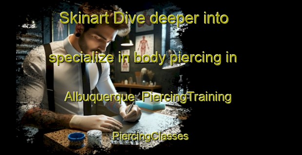 Skinart Dive deeper into specialize in body piercing in Albuquerque | #PiercingTraining #PiercingClasses #SkinartTraining-United States