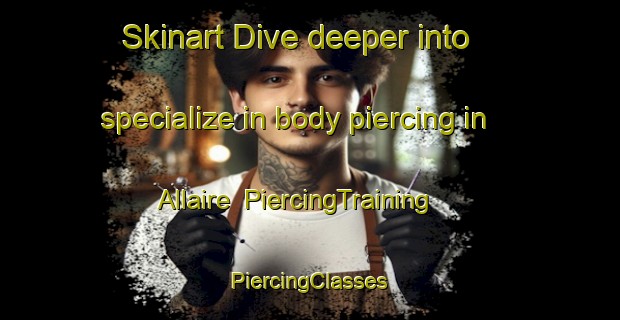 Skinart Dive deeper into specialize in body piercing in Allaire | #PiercingTraining #PiercingClasses #SkinartTraining-United States