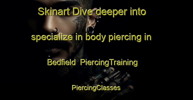 Skinart Dive deeper into specialize in body piercing in Bedfield | #PiercingTraining #PiercingClasses #SkinartTraining-United States