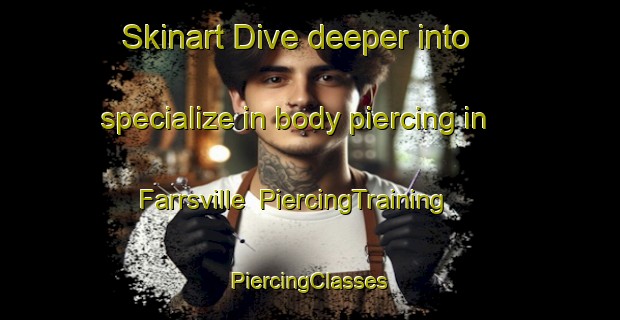 Skinart Dive deeper into specialize in body piercing in Farrsville | #PiercingTraining #PiercingClasses #SkinartTraining-United States