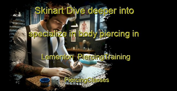 Skinart Dive deeper into specialize in body piercing in Lementon | PiercingTraining | PiercingClasses | SkinartTraining-United States