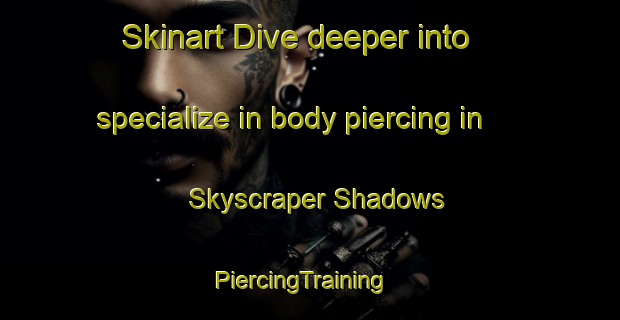 Skinart Dive deeper into specialize in body piercing in Skyscraper Shadows | PiercingTraining | PiercingClasses | SkinartTraining-United States