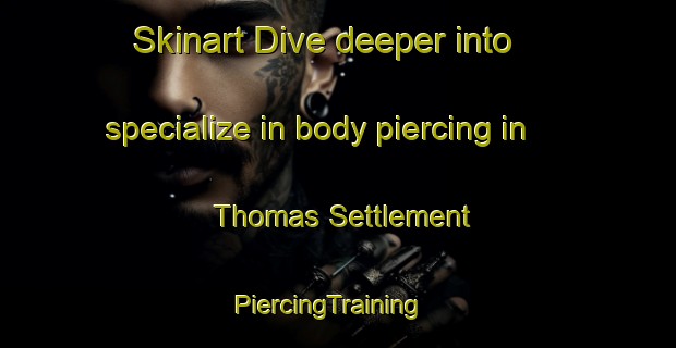 Skinart Dive deeper into specialize in body piercing in Thomas Settlement | PiercingTraining | PiercingClasses | SkinartTraining-United States