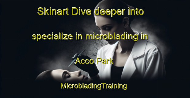 Skinart Dive deeper into specialize in microblading in Acco Park | #MicrobladingTraining #MicrobladingClasses #SkinartTraining-United States