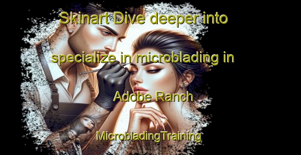 Skinart Dive deeper into specialize in microblading in Adobe Ranch | #MicrobladingTraining #MicrobladingClasses #SkinartTraining-United States