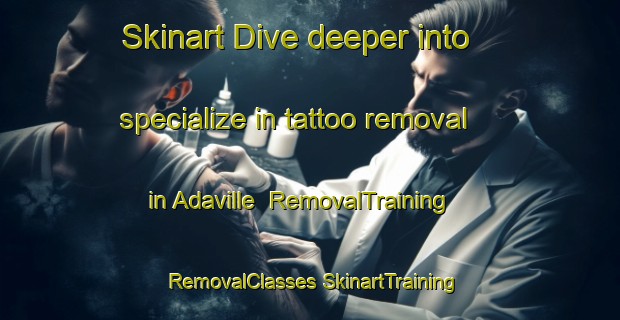 Skinart Dive deeper into specialize in tattoo removal in Adaville | #RemovalTraining #RemovalClasses #SkinartTraining-United States