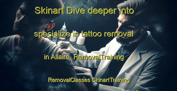 Skinart Dive deeper into specialize in tattoo removal in Allaire | #RemovalTraining #RemovalClasses #SkinartTraining-United States