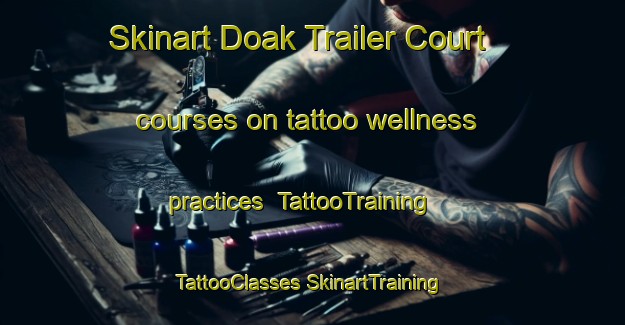 Skinart Doak Trailer Court courses on tattoo wellness practices | #TattooTraining #TattooClasses #SkinartTraining-United States