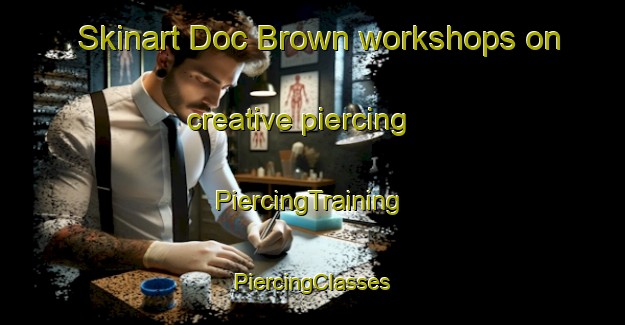 Skinart Doc Brown workshops on creative piercing | #PiercingTraining #PiercingClasses #SkinartTraining-United States