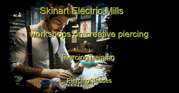 Skinart Electric Mills workshops on creative piercing | #PiercingTraining #PiercingClasses #SkinartTraining-United States