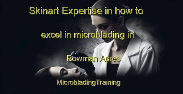 Skinart Expertise in how to excel in microblading in Bowman Acres | MicrobladingTraining | MicrobladingClasses | SkinartTraining-United States