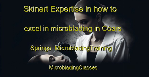 Skinart Expertise in how to excel in microblading in Coars Springs | MicrobladingTraining | MicrobladingClasses | SkinartTraining-United States