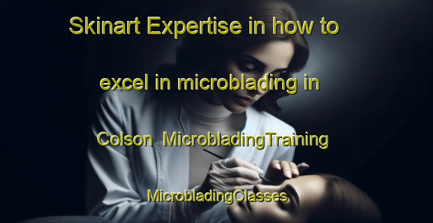 Skinart Expertise in how to excel in microblading in Colson | #MicrobladingTraining #MicrobladingClasses #SkinartTraining-United States