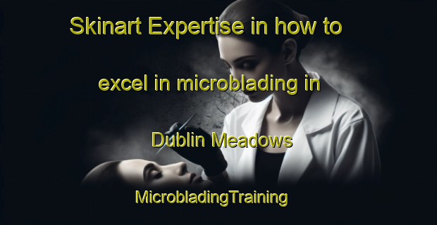 Skinart Expertise in how to excel in microblading in Dublin Meadows | MicrobladingTraining | MicrobladingClasses | SkinartTraining-United States