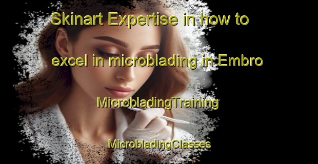 Skinart Expertise in how to excel in microblading in Embro | #MicrobladingTraining #MicrobladingClasses #SkinartTraining-United States