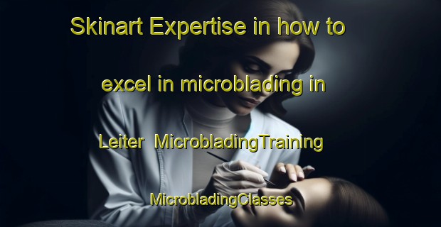 Skinart Expertise in how to excel in microblading in Leiter | #MicrobladingTraining #MicrobladingClasses #SkinartTraining-United States