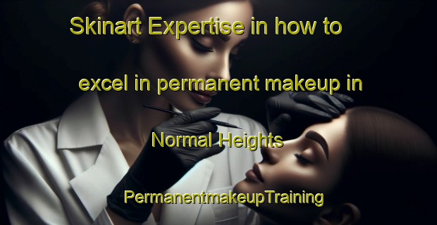 Skinart Expertise in how to excel in permanent makeup in Normal Heights | PermanentmakeupTraining | PermanentmakeupClasses | SkinartTraining-United States