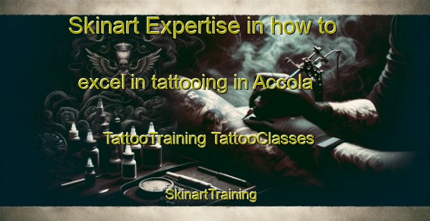 Skinart Expertise in how to excel in tattooing in Accola | #TattooTraining #TattooClasses #SkinartTraining-United States