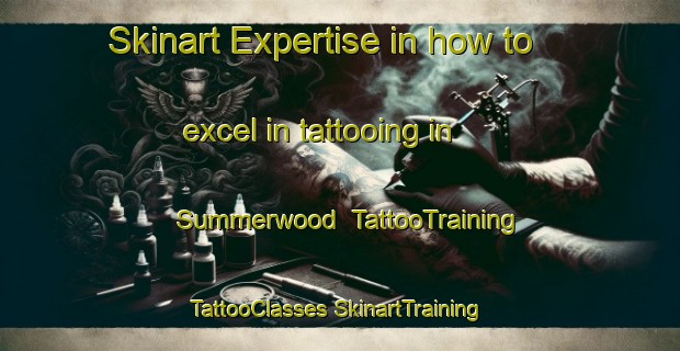 Skinart Expertise in how to excel in tattooing in Summerwood | #TattooTraining #TattooClasses #SkinartTraining-United States