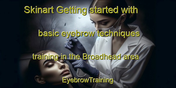 Skinart Getting started with basic eyebrow techniques training in the Broadhead area | EyebrowTraining | EyebrowClasses | SkinartTraining-United States
