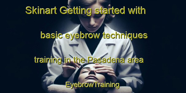 Skinart Getting started with basic eyebrow techniques training in the Pasadena area | EyebrowTraining | EyebrowClasses | SkinartTraining-United States