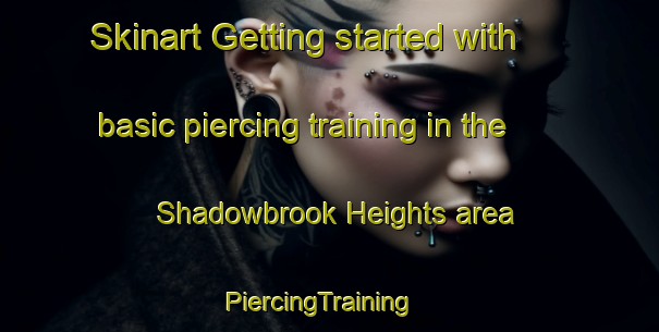 Skinart Getting started with basic piercing training in the Shadowbrook Heights area | PiercingTraining | PiercingClasses | SkinartTraining-United States