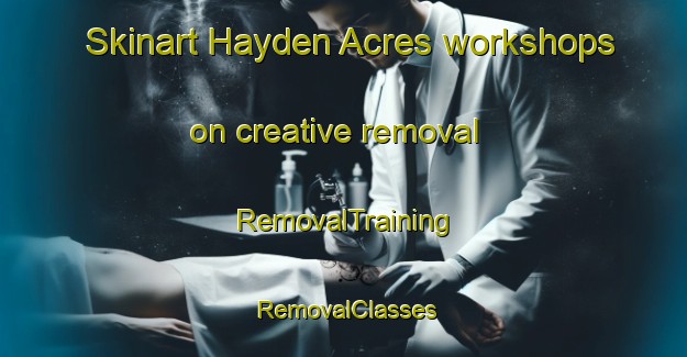 Skinart Hayden Acres workshops on creative removal | RemovalTraining | RemovalClasses | SkinartTraining-United States