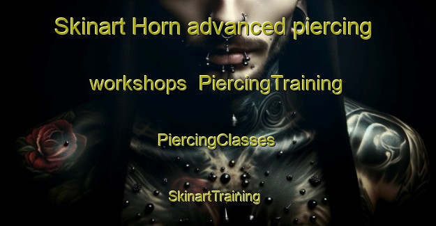 Skinart Horn advanced piercing workshops | #PiercingTraining #PiercingClasses #SkinartTraining-United States