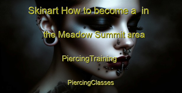 Skinart How to become a  in the Meadow Summit area | #PiercingTraining #PiercingClasses #SkinartTraining-United States