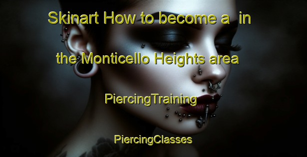 Skinart How to become a  in the Monticello Heights area | #PiercingTraining #PiercingClasses #SkinartTraining-United States