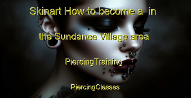 Skinart How to become a  in the Sundance Village area | #PiercingTraining #PiercingClasses #SkinartTraining-United States