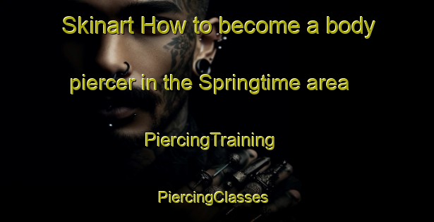 Skinart How to become a body piercer in the Springtime area | PiercingTraining | PiercingClasses | SkinartTraining-United States