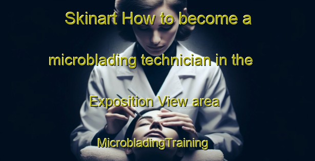 Skinart How to become a microblading technician in the Exposition View area | MicrobladingTraining | MicrobladingClasses | SkinartTraining-United States