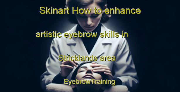 Skinart How to enhance artistic eyebrow skills in Stricklands area | EyebrowTraining | EyebrowClasses | SkinartTraining-United States