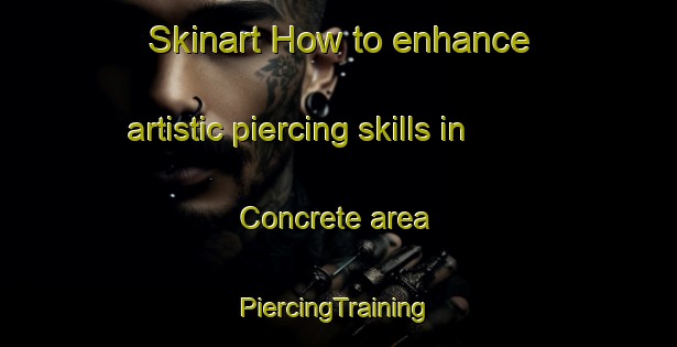 Skinart How to enhance artistic piercing skills in Concrete area | #PiercingTraining #PiercingClasses #SkinartTraining-United States