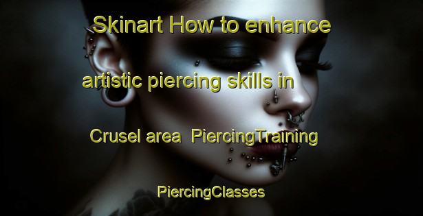 Skinart How to enhance artistic piercing skills in Crusel area | #PiercingTraining #PiercingClasses #SkinartTraining-United States