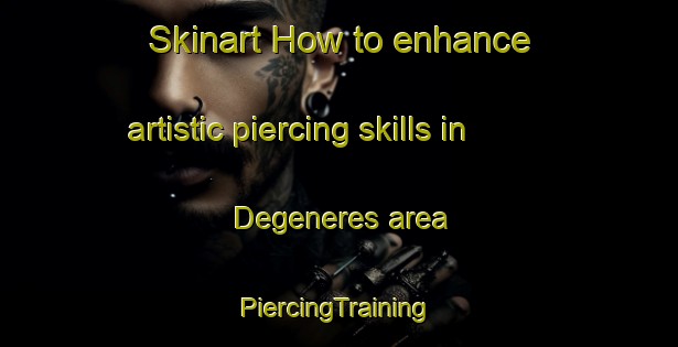 Skinart How to enhance artistic piercing skills in Degeneres area | #PiercingTraining #PiercingClasses #SkinartTraining-United States