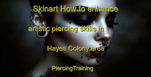 Skinart How to enhance artistic piercing skills in Hayes Colony area | PiercingTraining | PiercingClasses | SkinartTraining-United States