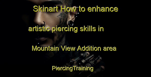 Skinart How to enhance artistic piercing skills in Mountain View Addition area | PiercingTraining | PiercingClasses | SkinartTraining-United States