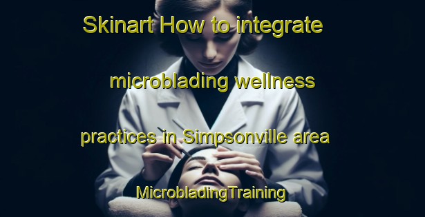 Skinart How to integrate microblading wellness practices in Simpsonville area | #MicrobladingTraining #MicrobladingClasses #SkinartTraining-United States