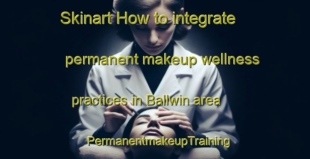 Skinart How to integrate permanent makeup wellness practices in Ballwin area | PermanentmakeupTraining | PermanentmakeupClasses | SkinartTraining-United States