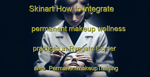 Skinart How to integrate permanent makeup wellness practices in Ryegate Corner area | PermanentmakeupTraining | PermanentmakeupClasses | SkinartTraining-United States