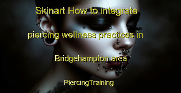 Skinart How to integrate piercing wellness practices in Bridgehampton area | #PiercingTraining #PiercingClasses #SkinartTraining-United States