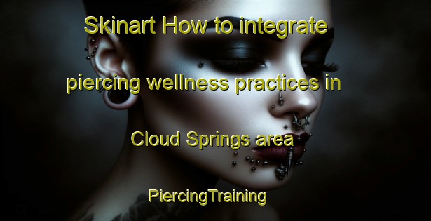 Skinart How to integrate piercing wellness practices in Cloud Springs area | PiercingTraining | PiercingClasses | SkinartTraining-United States