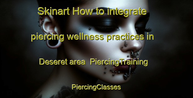 Skinart How to integrate piercing wellness practices in Deseret area | #PiercingTraining #PiercingClasses #SkinartTraining-United States