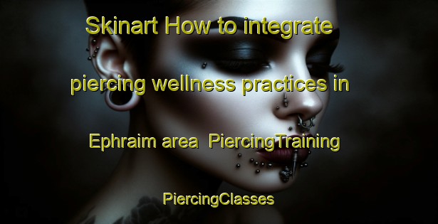 Skinart How to integrate piercing wellness practices in Ephraim area | #PiercingTraining #PiercingClasses #SkinartTraining-United States