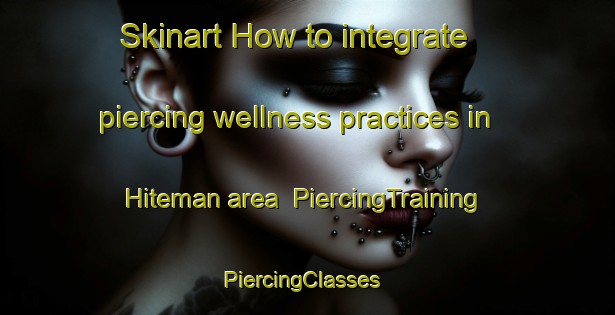 Skinart How to integrate piercing wellness practices in Hiteman area | PiercingTraining | PiercingClasses | SkinartTraining-United States