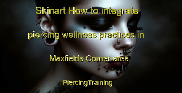 Skinart How to integrate piercing wellness practices in Maxfields Corner area | PiercingTraining | PiercingClasses | SkinartTraining-United States